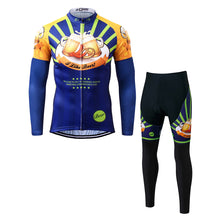 Cargar imagen en el visor de la galería, Thriller Rider Sports Ropa de Bicicleta Hombre Ciclismo Maillots y Culotte Largo Traje(I Like Beer)