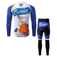 Cargar imagen en el visor de la galería, Thriller Rider Sports Ropa de Bicicleta Hombre Ciclismo Maillots y Culotte Largo Traje(The Great Outdoor)