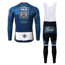 画像をギャラリービューアに読み込む, Thriller Rider Sports 自転車の服 メンズ サイクル長袖 + ビブタイツ 組み合わせ(Airplane)