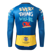 Load image into Gallery viewer, Thriller Rider Sports Bicycle Clothing Mens Cycling Jersey Long Sleeve(Everything Will Be OK)