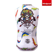 画像をギャラリービューアに読み込む, Thriller Rider Sports 自転車の服 メンズ サイクルベスト ノースリーブ 防風(Indian)