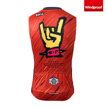 画像をギャラリービューアに読み込む, Thriller Rider Sports 自転車の服 メンズ サイクルベスト ノースリーブ 防風(Rock)