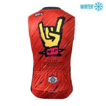 Load image into Gallery viewer, Thriller Rider Sports Bicycle Clothing Mens Cycling Vests Winter Sleeveless(Rock)