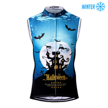 Cargar imagen en el visor de la galería, Thriller Rider Sports Ropa de Bicicleta Hombre Ciclismo Chalecos Sin Mangas Invierno/Térmico(Ghost Castle)