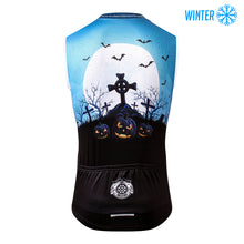 Cargar imagen en el visor de la galería, Thriller Rider Sports Ropa de Bicicleta Hombre Ciclismo Chalecos Sin Mangas Invierno/Térmico(Ghost Castle)