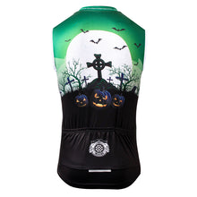 Lade das Bild in den Galerie-Viewer, Thriller Rider Sports Fahrradbekleidung Herren Fahrradweste Radweste Ärmellos(Ghost Castle)
