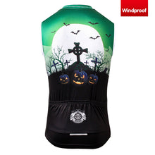 Load image into Gallery viewer, Thriller Rider Sports Bicycle Clothing Mens Cycling Vests Windproof Sleeveless(Ghost Castle)