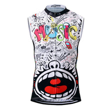 Lade das Bild in den Galerie-Viewer, Thriller Rider Sports Fahrradbekleidung Herren Fahrradweste Radweste Ärmellos(Love Music)