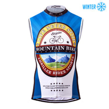 Load image into Gallery viewer, Thriller Rider Sports Bicycle Clothing Mens Cycling Vests Winter Sleeveless(Mountian Bike Bicycle Club)