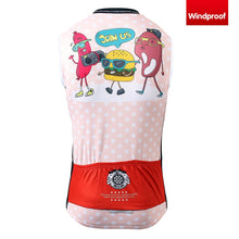 画像をギャラリービューアに読み込む, Thriller Rider Sports 自転車の服 メンズ サイクルベスト ノースリーブ 防風(The Burgers)