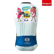 Load image into Gallery viewer, Thriller Rider Sports Bicycle Clothing Mens Cycling Vests Windproof Sleeveless(The Burgers)