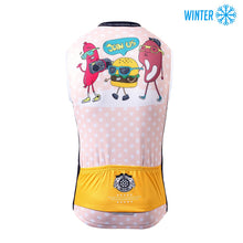 Carica l'immagine nel visualizzatore di Gallery, Thriller Rider Sports Abbigliamento per Biciclette Uomo Ciclismo Gilet Termico/Inverno Senza Maniche(The Burgers)