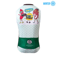 Cargar imagen en el visor de la galería, Thriller Rider Sports Ropa de Bicicleta Hombre Ciclismo Chalecos Sin Mangas Invierno/Térmico(The Burgers)