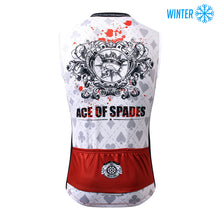 Load image into Gallery viewer, Thriller Rider Sports Bicycle Clothing Mens Cycling Vests Winter Sleeveless(Ace of Spades)