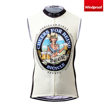 画像をギャラリービューアに読み込む, Thriller Rider Sports 自転車の服 メンズ サイクルベスト ノースリーブ 防風(Cheer for Being)