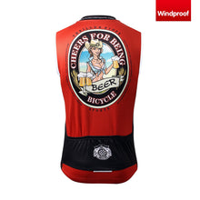 画像をギャラリービューアに読み込む, Thriller Rider Sports 自転車の服 メンズ サイクルベスト ノースリーブ 防風(Cheer for Being)