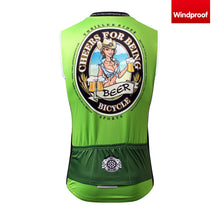 画像をギャラリービューアに読み込む, Thriller Rider Sports 自転車の服 メンズ サイクルベスト ノースリーブ 防風(Cheer for Being)