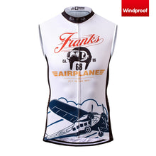 Carica l'immagine nel visualizzatore di Gallery, Thriller Rider Sports Abbigliamento per Biciclette Uomo Ciclismo Gilet Antivento Senza Maniche(Airplane)