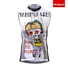 Lade das Bild in den Galerie-Viewer, Thriller Rider Sports Fahrradbekleidung Herren Fahrradweste Radweste Ärmellos Windweste(Manipulated)