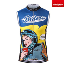 Carica l'immagine nel visualizzatore di Gallery, Thriller Rider Sports Abbigliamento per Biciclette Uomo Ciclismo Gilet Antivento Senza Maniche(Riders)