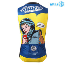 Lade das Bild in den Galerie-Viewer, Thriller Rider Sports Fahrradbekleidung Herren Fahrradweste Radweste Ärmellos Winterweste/Thermoweste(Riders)