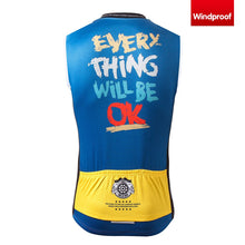 画像をギャラリービューアに読み込む, Thriller Rider Sports 自転車の服 メンズ サイクルベスト ノースリーブ 防風(Everything Will Be OK)