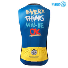 Cargar imagen en el visor de la galería, Thriller Rider Sports Ropa de Bicicleta Hombre Ciclismo Chalecos Sin Mangas Invierno/Térmico(Everything Will Be OK)