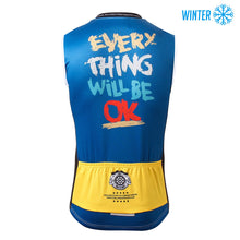 Cargar imagen en el visor de la galería, Thriller Rider Sports Ropa de Bicicleta Hombre Ciclismo Chalecos Sin Mangas Invierno/Térmico(Everything Will Be OK)