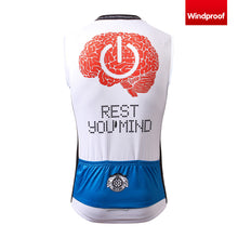 Load image into Gallery viewer, Thriller Rider Sports Bicycle Clothing Mens Cycling Vests Windproof Sleeveless(Rest Your Mind)