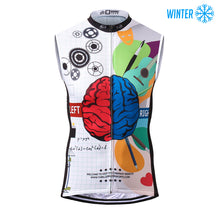Load image into Gallery viewer, Thriller Rider Sports Bicycle Clothing Mens Cycling Vests Winter Sleeveless(Rest Your Mind)
