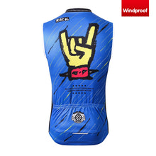画像をギャラリービューアに読み込む, Thriller Rider Sports 自転車の服 メンズ サイクルベスト ノースリーブ 防風(Rock)