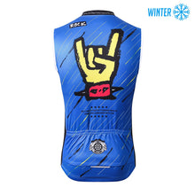 Cargar imagen en el visor de la galería, Thriller Rider Sports Ropa de Bicicleta Hombre Ciclismo Chalecos Sin Mangas Invierno/Térmico(Rock)