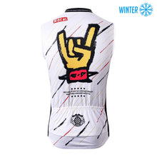 Cargar imagen en el visor de la galería, Thriller Rider Sports Ropa de Bicicleta Hombre Ciclismo Chalecos Sin Mangas Invierno/Térmico(Rock)