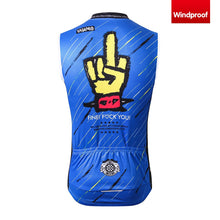 画像をギャラリービューアに読み込む, Thriller Rider Sports 自転車の服 メンズ サイクルベスト ノースリーブ 防風(Bastard)