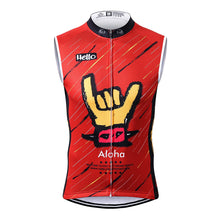 Load image into Gallery viewer, Thriller Rider Sports Bicycle Clothing Mens Cycling Vests Sleeveless(Aloha)