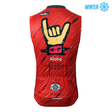Cargar imagen en el visor de la galería, Thriller Rider Sports Ropa de Bicicleta Hombre Ciclismo Chalecos Sin Mangas Invierno/Térmico(Aloha)