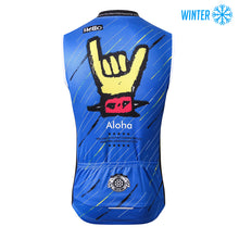 Cargar imagen en el visor de la galería, Thriller Rider Sports Ropa de Bicicleta Hombre Ciclismo Chalecos Sin Mangas Invierno/Térmico(Aloha)