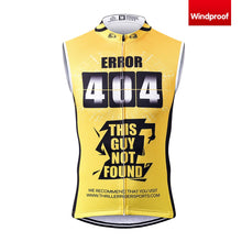 Cargar imagen en el visor de la galería, Thriller Rider Sports Ropa de Bicicleta Hombre Ciclismo Chalecos Sin Mangas Cortavientos(Error 404)