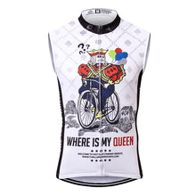 Load image into Gallery viewer, Thriller Rider Sports Bicycle Clothing Mens Cycling Vests Sleeveless(Where is My Queen)