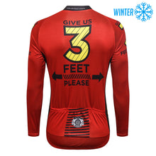 Load image into Gallery viewer, Thriller Rider Sports Bicycle Clothing Mens Cycling Jackets Winter(Give Us 3 Feet Please)