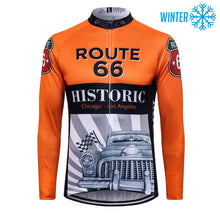 Cargar imagen en el visor de la galería, Thriller Rider Sports Ropa de Bicicleta Hombre Ciclismo Chaquetas Invierno/Térmico(Route 66)