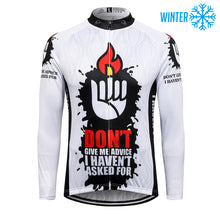Load image into Gallery viewer, Thriller Rider Sports Bicycle Clothing Mens Cycling Jackets Winter(Don't Give Me Advice)
