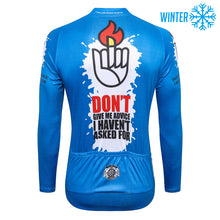 Load image into Gallery viewer, Thriller Rider Sports Bicycle Clothing Mens Cycling Jackets Winter(Don't Give Me Advice)