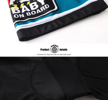 Carica l'immagine nel visualizzatore di Gallery, Thriller Rider Sports Abbigliamento per Biciclette Uomo Ciclismo Maglie e Pantaloncini Combinazione(Baby on Board)