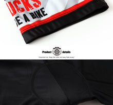 Load image into Gallery viewer, Thriller Rider Sports Bicycle Clothing Mens Cycling Jersey Short Sleeve and Bib Shorts Kit(Gas Sucks Ride a Bike)