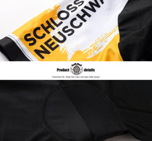 Lade das Bild in den Galerie-Viewer, Thriller Rider Sports Fahrradbekleidung Herren Fahrradtrikots Radtrikots und Radhosen Anzug(Schoss Neuschwanstein)