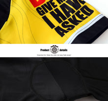 Lade das Bild in den Galerie-Viewer, Thriller Rider Sports Fahrradbekleidung Herren Fahrradtrikots Radtrikots und Radhosen Anzug(Don't Give Me Advice)