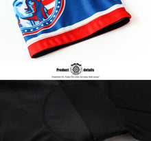 画像をギャラリービューアに読み込む, Thriller Rider Sports 自転車の服 メンズ サイクルジャージ + ショーツ 組み合わせ(USA Flag)