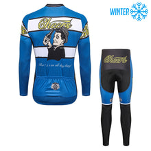 Lade das Bild in den Galerie-Viewer, Thriller Rider Sports Fahrradbekleidung Herren Fahrradjacken Radjacken und Lange Hosen Anzug Winter/Thermo(Cheers for Being)