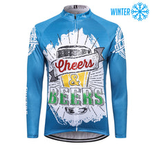 Load image into Gallery viewer, Thriller Rider Sports Bicycle Clothing Mens Cycling Jackets Winter(Cheers & Beers)
